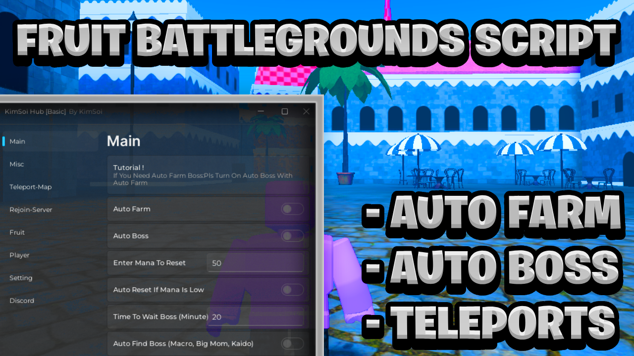 [NEW BEST] Fruit Battlegrounds Keyless Script Pastebin – (ROBLOX) *Auto Farm*