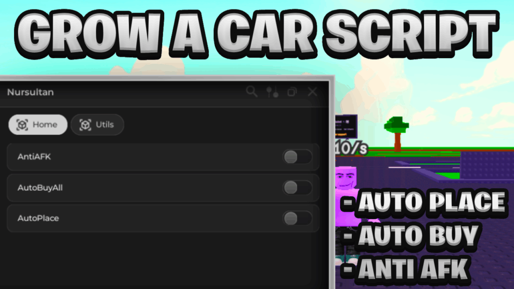 [NEW OP] Grow A Car Script Pastebin – (ROBLOX) *Auto Place & Auto Buy* Exploit
