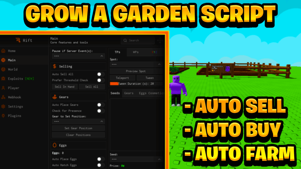 [BEST NEW] Grow A Garden Script Pastebin – (ROBLOX) *Auto Farm & Auto Buy* Exploit