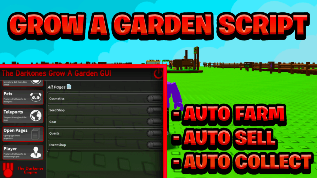 [NEW OP] Grow A Garden Keyless Script Pastebin – (ROBLOX) *Auto Farm & Auto Sell*