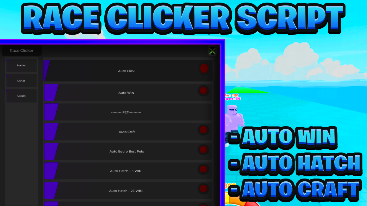 [NEW BEST] Race Clicker Keyless Script Pastebin – (ROBLOX) *Auto Win & Auto Craft*