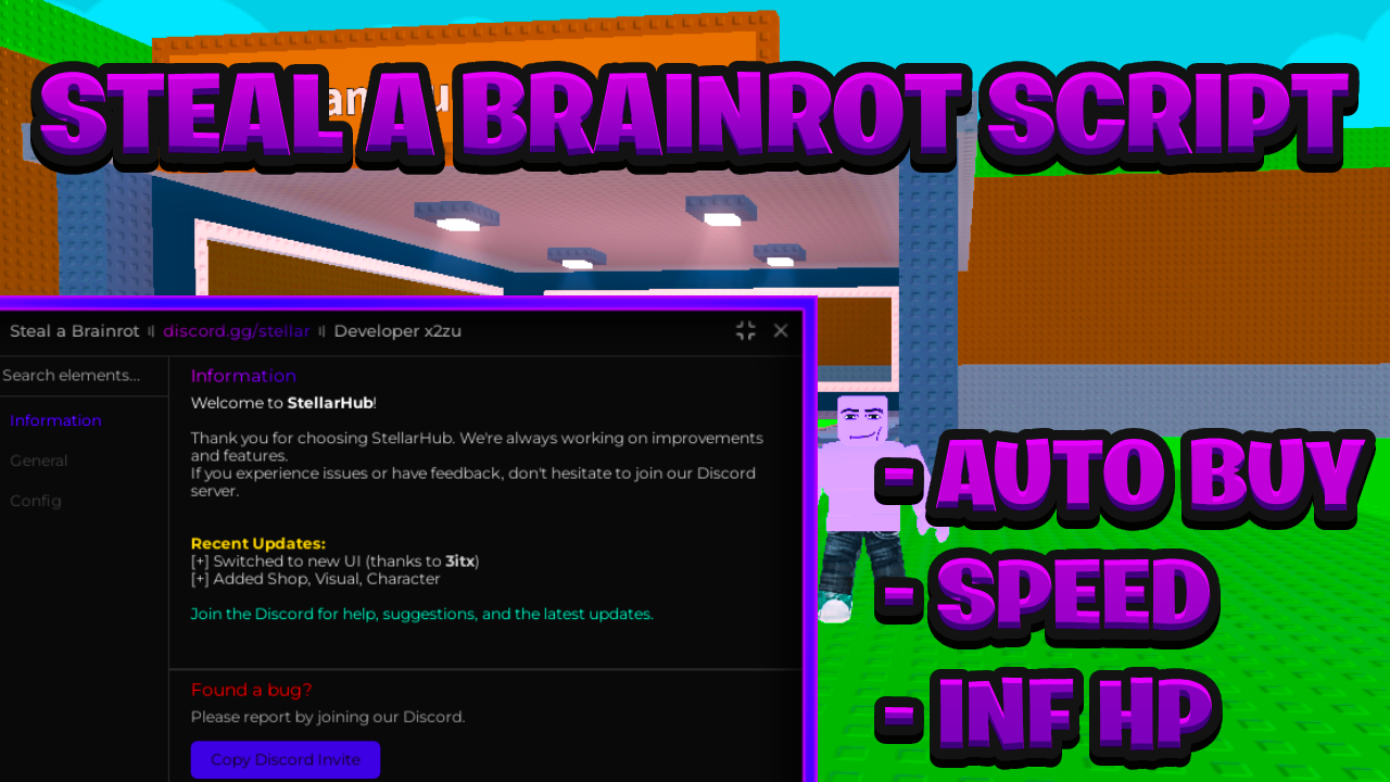 [OP NEW] Steal A Brainrot Keyless Script Pastebin – (ROBLOX) *Auto Buy* Exploit