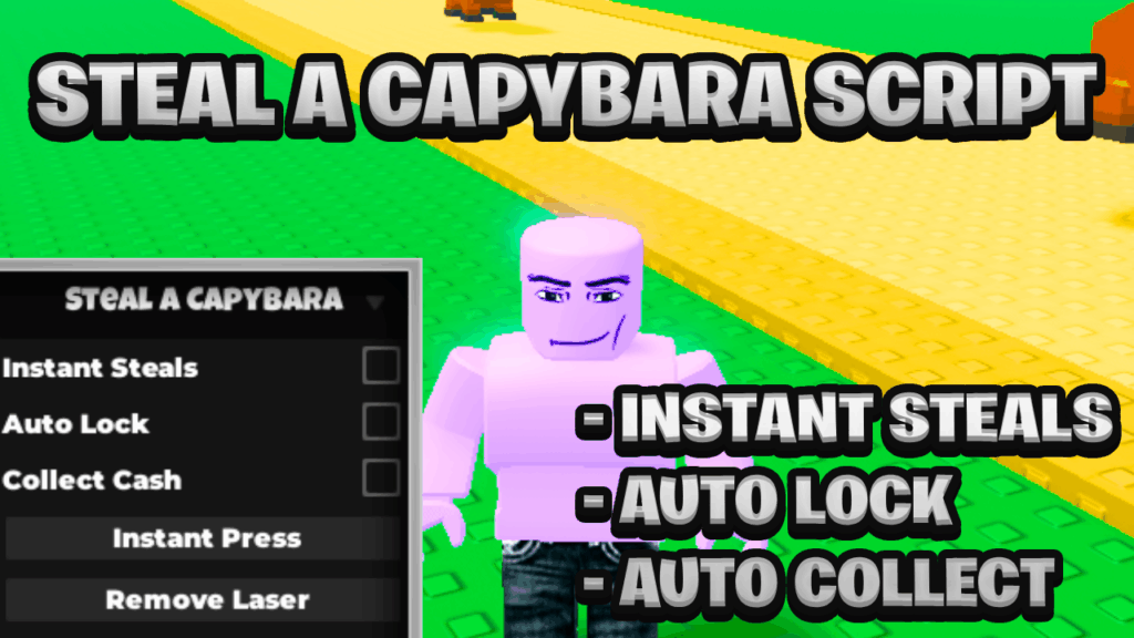 [NEW OP] Steal A Capybara Script Pastebin – (ROBLOX) *Auto Collect & Instant Steals*