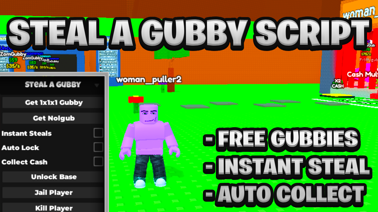 [NEW OP] Steal A Gubby Script Pastebin – (ROBLOX) *Free Gubbies & Auto Collect*