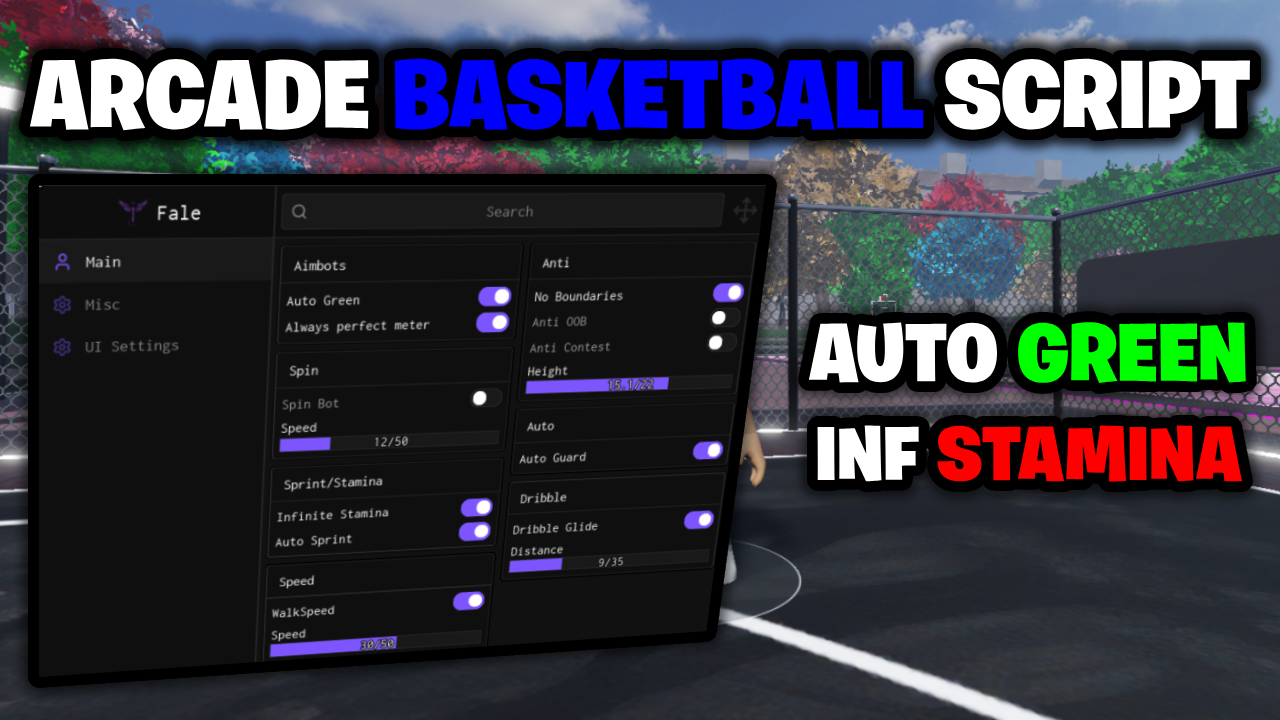 [BEST🏀] Arcade Basketball Script – *Auto Green, Infinite Stamina & More* ROBLOX