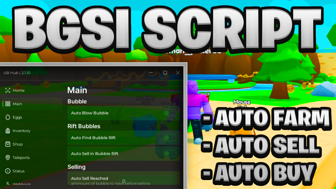 [NEW BEST] Bubble Gum Simulator Infinity Script Pastebin – (ROBLOX) *Auto Farm*