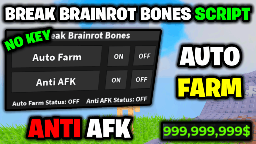 [⭐OP] Break Brainrot Bones Script – *Auto Farm & Anti AFK* ROBLOX (NO KEY!)