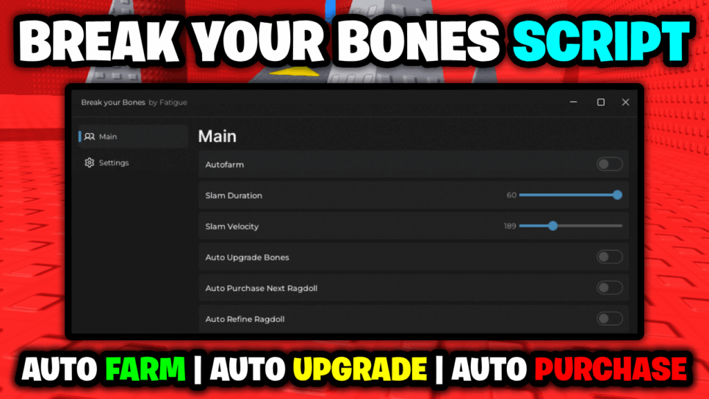 [🦴NEW] Break Your Bones Script – *Auto Farm & Auto Upgrade* ROBLOX