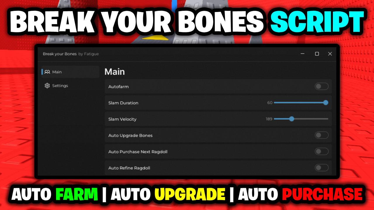 [🦴NEW] Break Your Bones Script – *Auto Farm & Auto Upgrade* ROBLOX