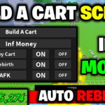 [NO KEY🔑] Build A Cart Script – *Infinite Money & Auto Rebirth* ROBLOX