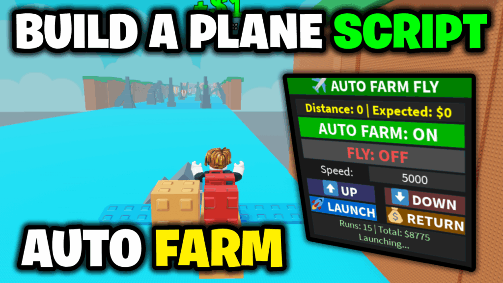 [NEW✈️] Build A Plane Script – *Auto Farm* [Works On Mobile & PC] ROBLOX (NO KEY!)