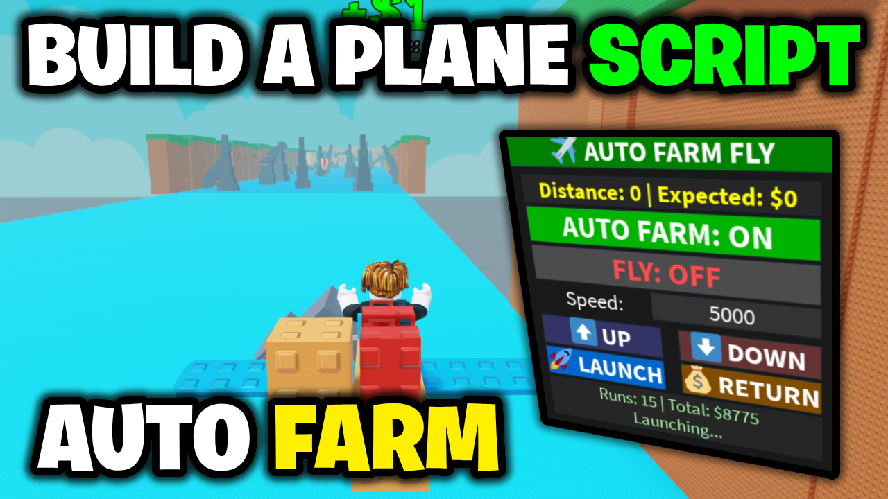 [NEW✈️] Build A Plane Script – *Auto Farm* [Works On Mobile & PC] ROBLOX (NO KEY!)