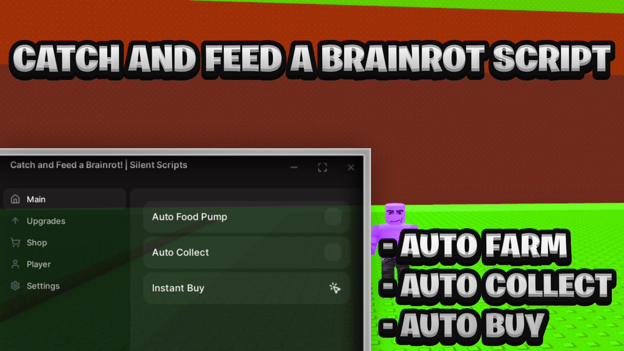[BEST NEW] Catch And Feed A Brainrot Script Pastebin – (ROBLOX) *Auto Farm* Exploit