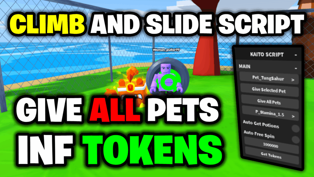 [💎BEST] Climb And Slide Script – *Infinite Tokens & Give All Pets* ROBLOX