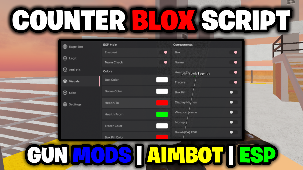 [🔑NO KEY] Counter Blox Script – *Aimbot, ESP, Gun Mods & More* ROBLOX
