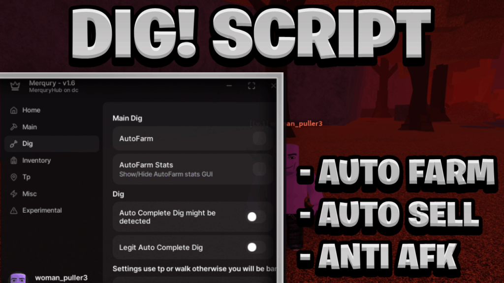 [OP NEW] DIG! Script Pastebin – (ROBLOX) *Auto Farm & Auto Sell* Exploit