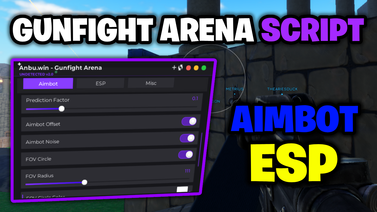 [OP⭐] Gunfight Arena Script – *Aimbot, ESP & More* [Works On Mobile & PC] ROBLOX