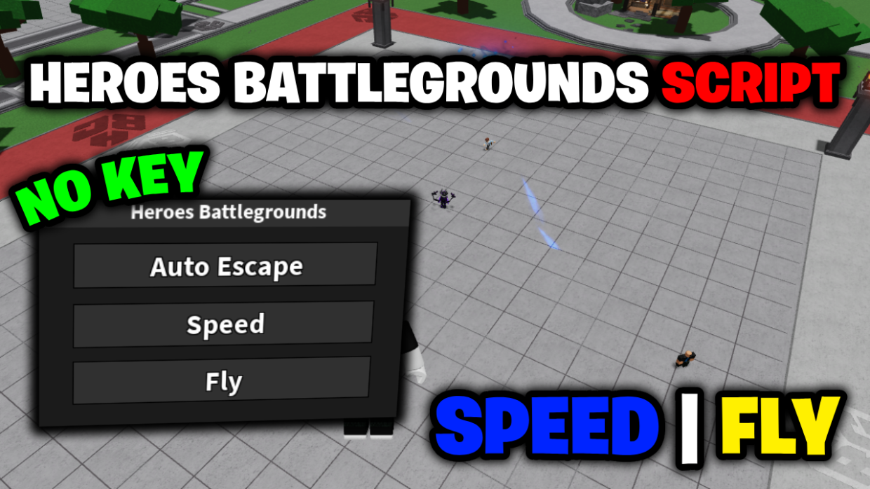 [🔑NO KEY] Heroes Battlegrounds Script – *Speed, Fly & Auto Escape* ROBLOX