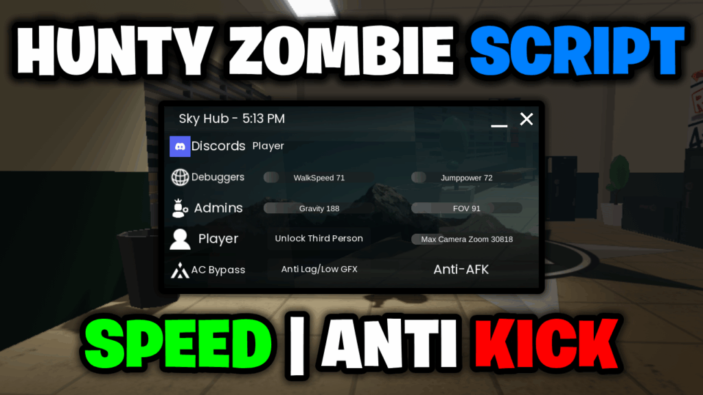 [NO KEY🔑] Hunty Zombie Script – *Speed & More* [Works On Mobile & PC] ROBLOX