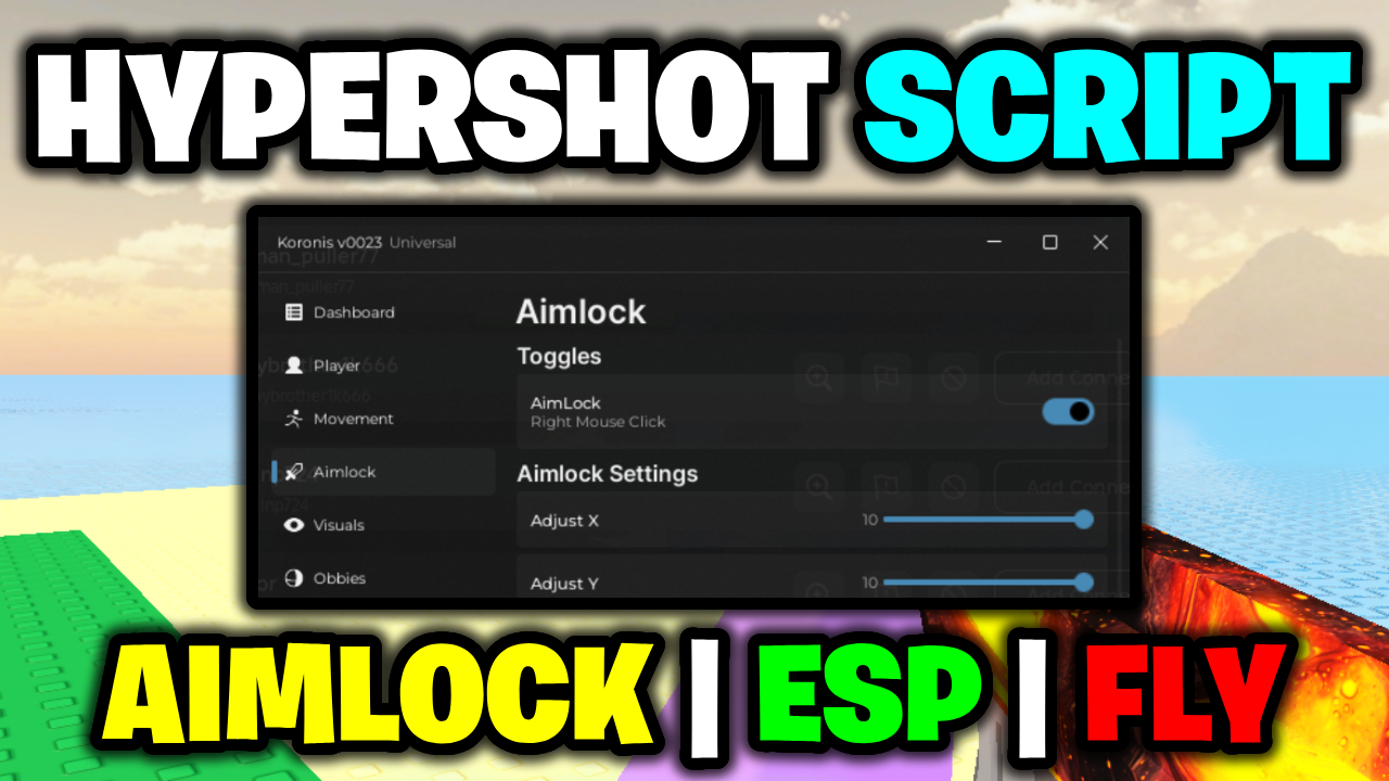 [BEST⭐] Hypershot Script – *Aimlock, ESP, Fly & More* ROBLOX