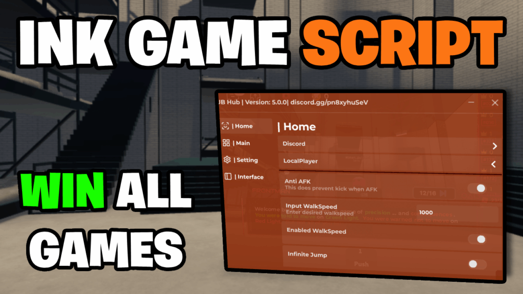 [OP🦑] Ink Game Script – *Round Cheats, ESP, Speed, Noclip & More* ROBLOX