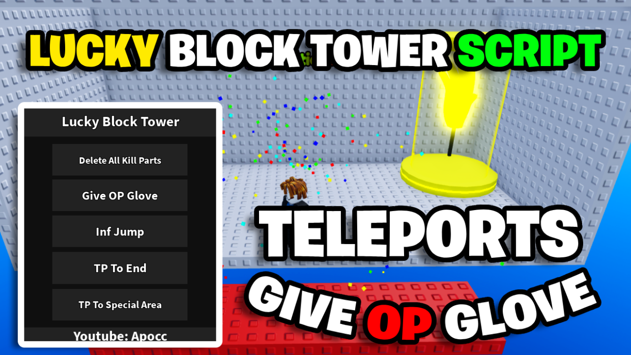 [NEW⭐] Lucky Block Tower Script – *Give Gears & Teleports* Pastebin ROBLOX (NO KEY!)