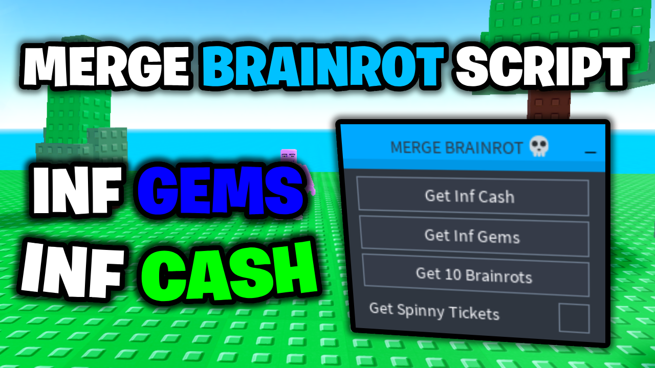 [💸INF] Merge Brainrot Script – *Infinite Gems & Infinite Cash* ROBLOX
