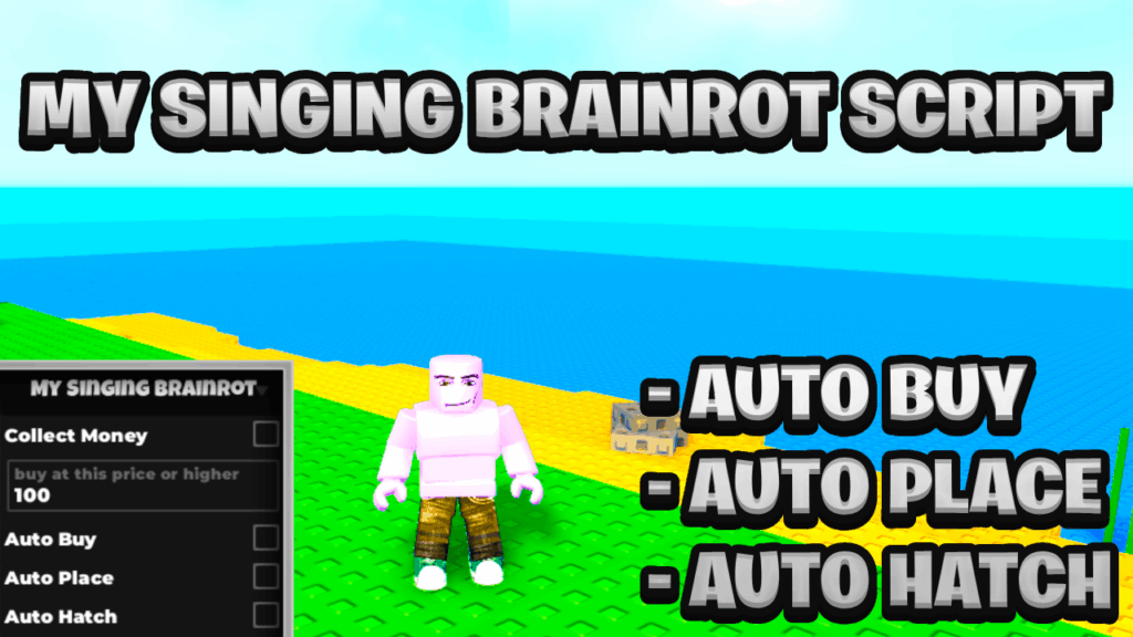 [BEST NEW] My Singing Brainrot Keyless Script Pastebin – (ROBLOX) *Auto Farm*