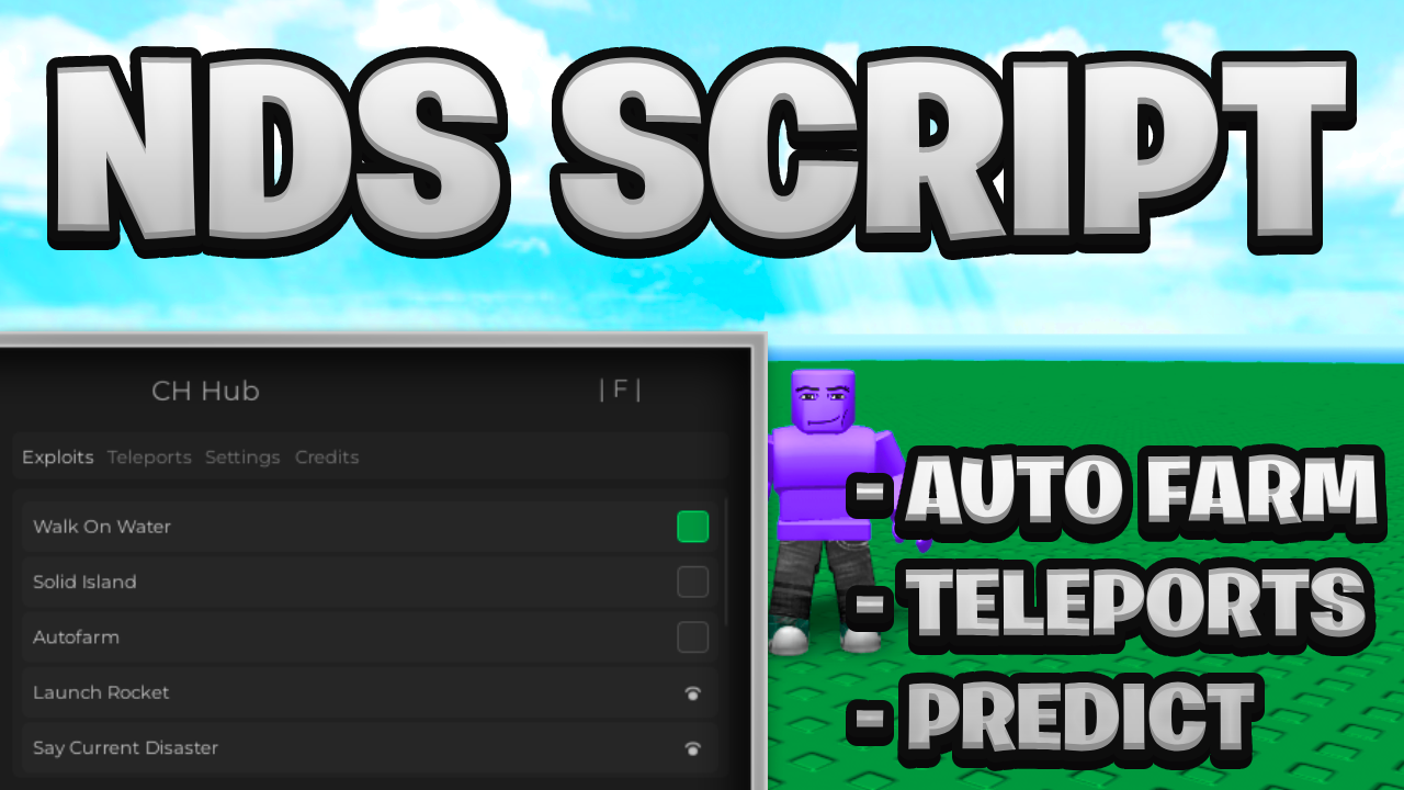 [NEW OP] Natural Disaster Survival Keyless Script Pastebin – (ROBLOX) *Auto Farm*