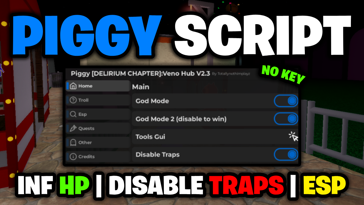 [NEW🐷] Piggy Script – *Infinite Health & ESP* (NO KEY!) ROBLOX