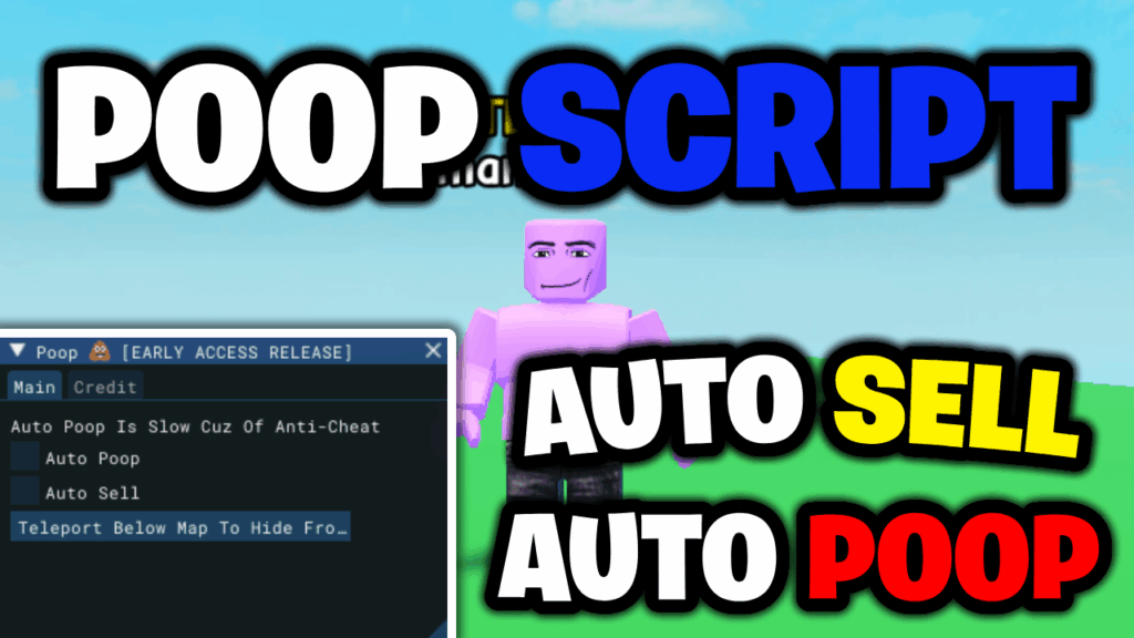 [NEW💩] ROBLOX Poop Script – *Auto Farm & Auto Sell* Pastebin