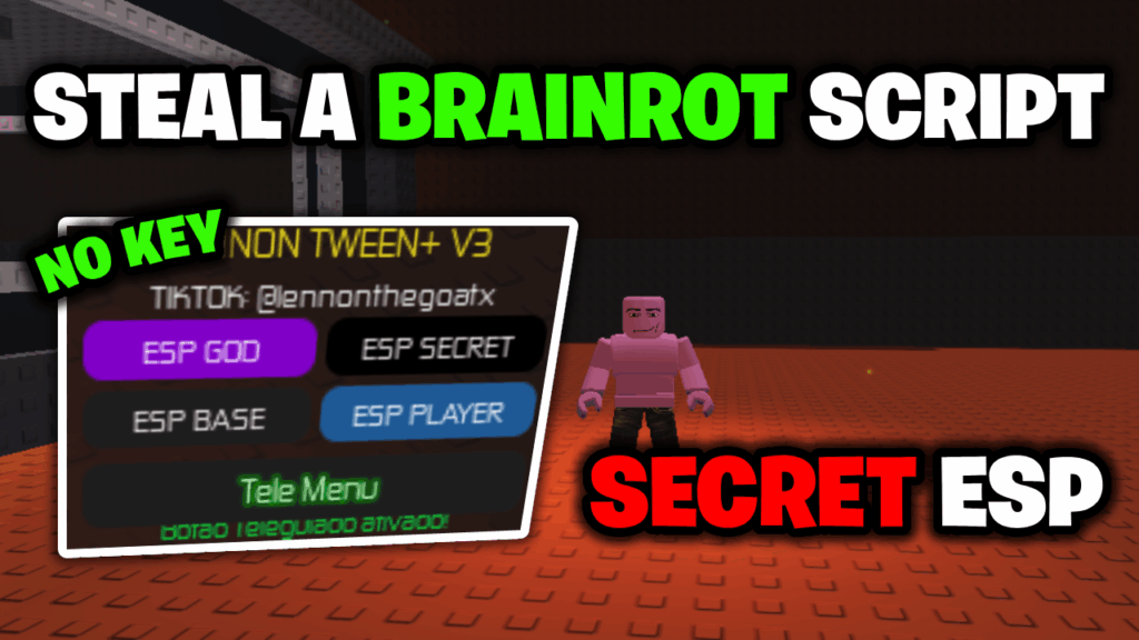 [💎NEW] Steal A Brainrot Script – *Teleport & ESP* ROBLOX (NO KEY!) ROBLOX