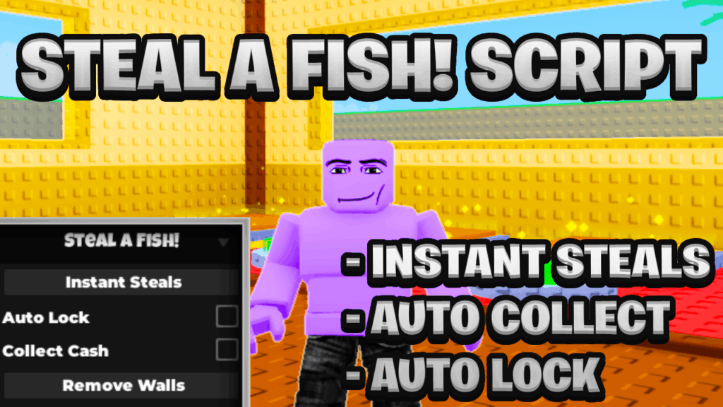 [OP NEW] Steal A Fish! Keyless Script Pastebin – (ROBLOX) *Instant Steals* Exploit