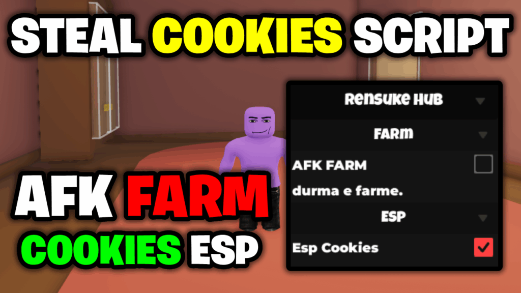 [🍪BEST] Steal Cookies Script – *Auto Farm, Cookies ESP & More* ROBLOX