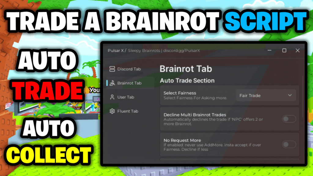 [⭐BEST] Trade A Brainrot Script – Auto Trade & Auto Collect ROBLOX