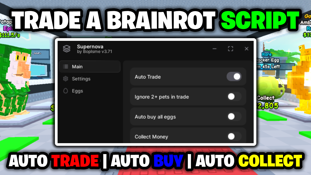 [NO KEY🔑] Trade A Brainrot Script – *Auto Trade, Auto Buy & More* ROBLOX