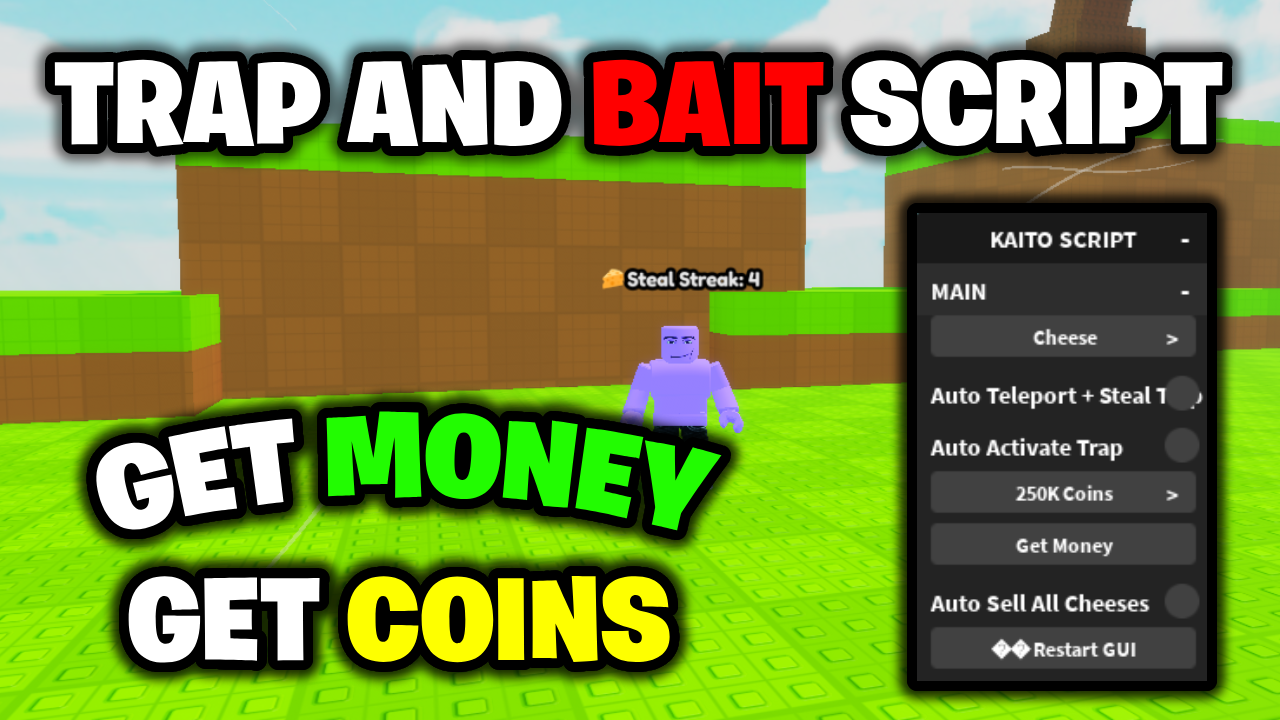[NEW⭐] Trap And Bait Script – *Get Money & Get Coins* ROBLOX (NO KEY!)