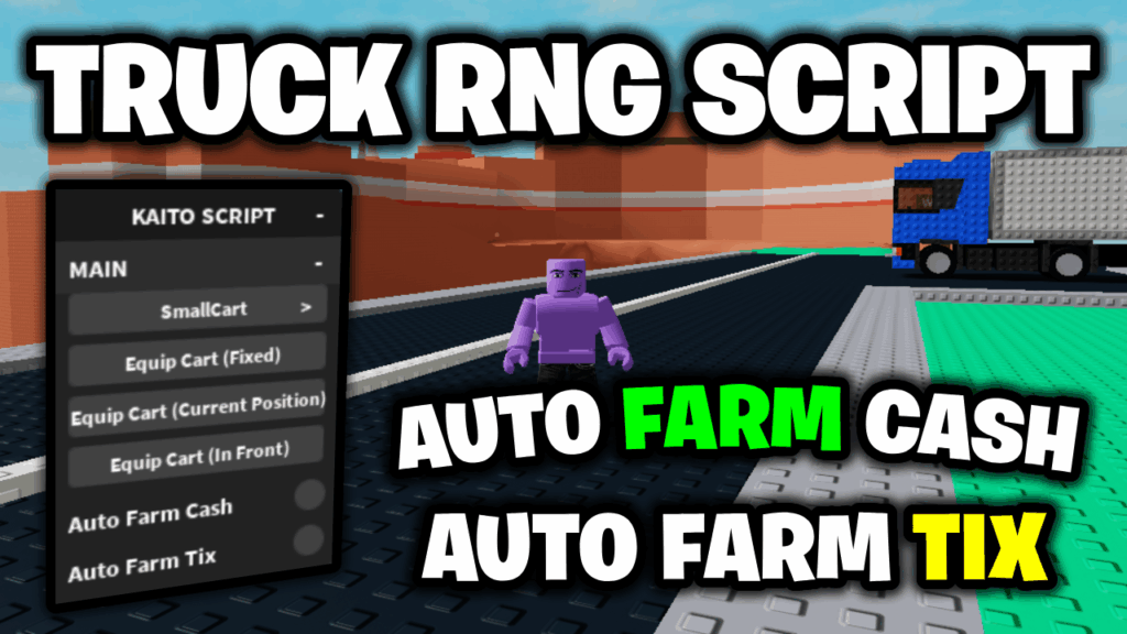 [BEST🚚] Truck RNG Script – *Auto Farm Cash & Tix* ROBLOX