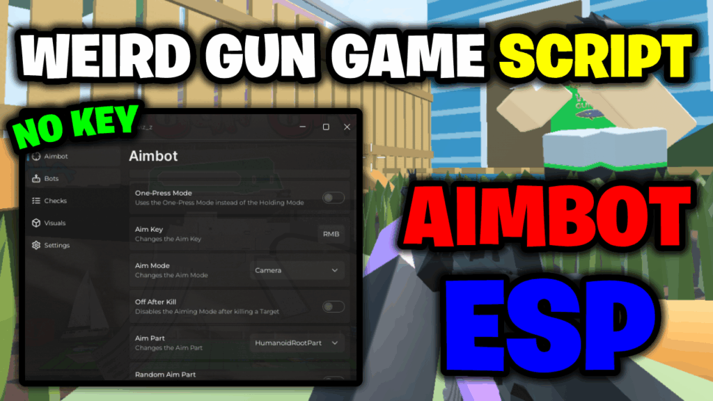 [🔑NO KEY] Weird Gun Game Script – *Aimbot, ESP & More* ROBLOX [Works On Mobile & PC]