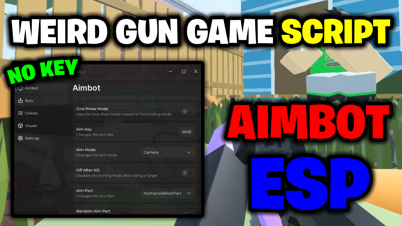 [🔑NO KEY] Weird Gun Game Script – *Aimbot, ESP & More* ROBLOX [Works On Mobile & PC]