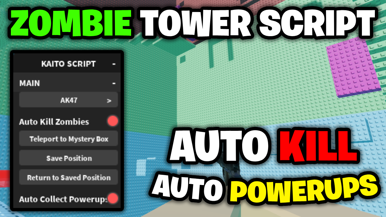 [🧟BEST] Zombie Tower Script – *Auto Kill & Auto Powerups* ROBLOX