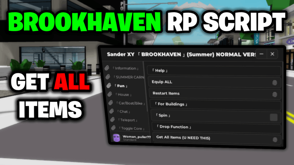 [🏡BEST] Brookhaven RP Script – *Get All Items & More* ROBLOX