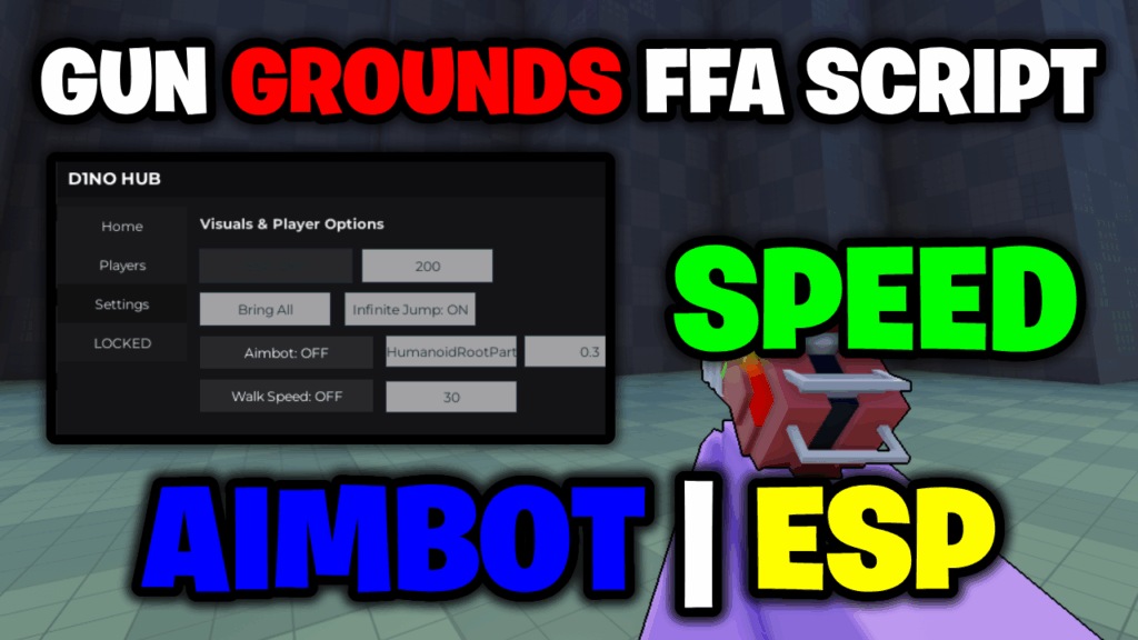 [🔫NEW] Gun Grounds FFA Script – *Aimbot, ESP & More* ROBLOX