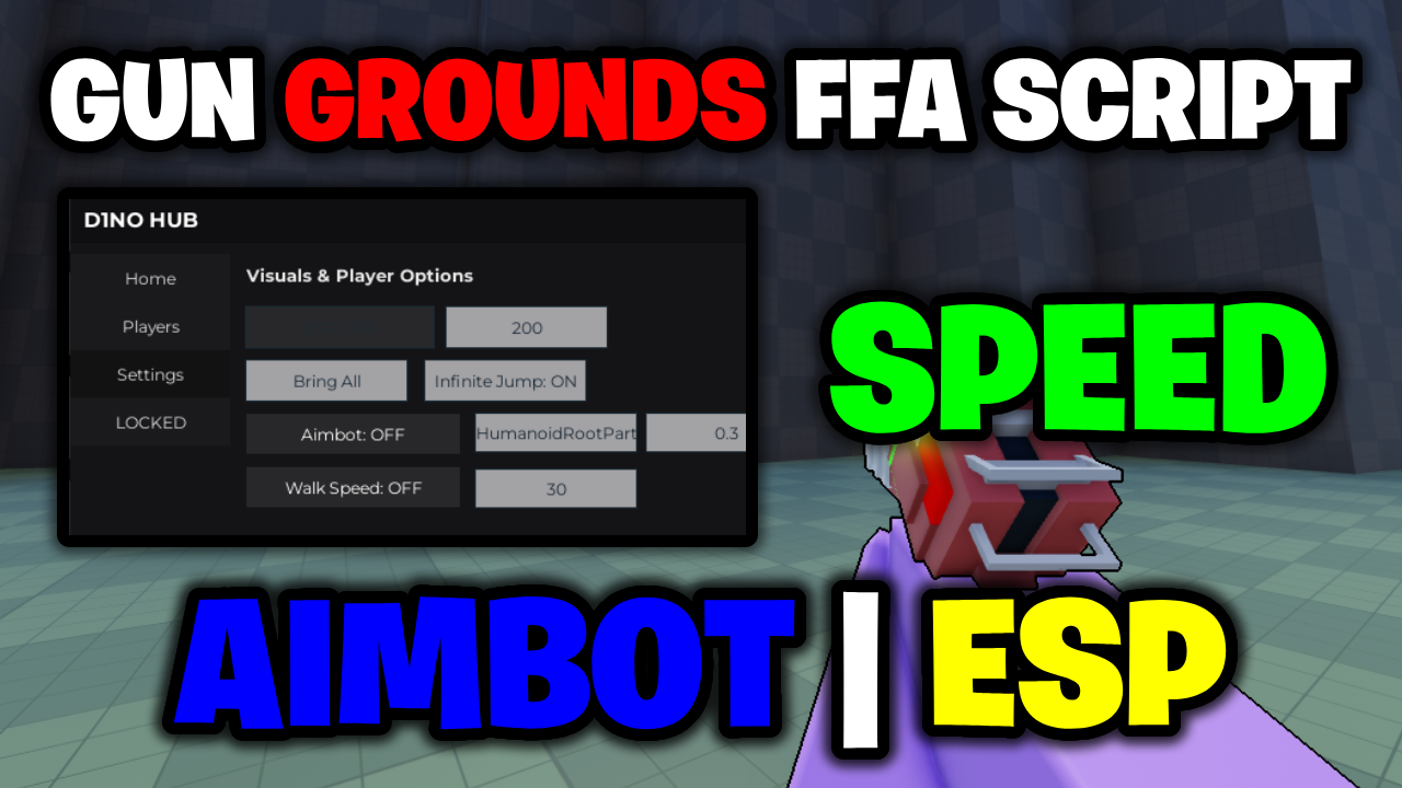 [🔫NEW] Gun Grounds FFA Script – *Aimbot, ESP & More* ROBLOX