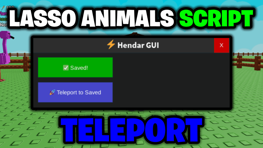 [⭐OP] Lasso Animals Script – *Teleports* [Works On Mobile & PC] ROBLOX