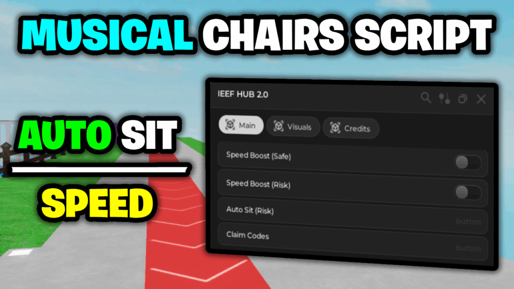 [BEST🪑] Musical Chairs Script – *Auto Sit, Speed & More* ROBLOX