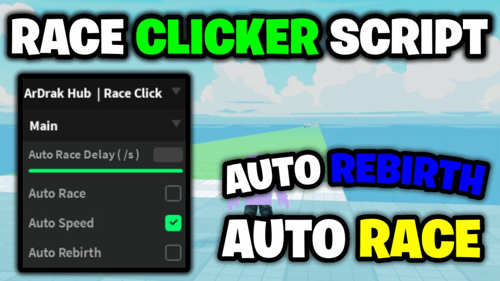 [BEST🏃‍♂️] Race Clicker Script – *Auto Race & Auto Rebirth* ROBLOX