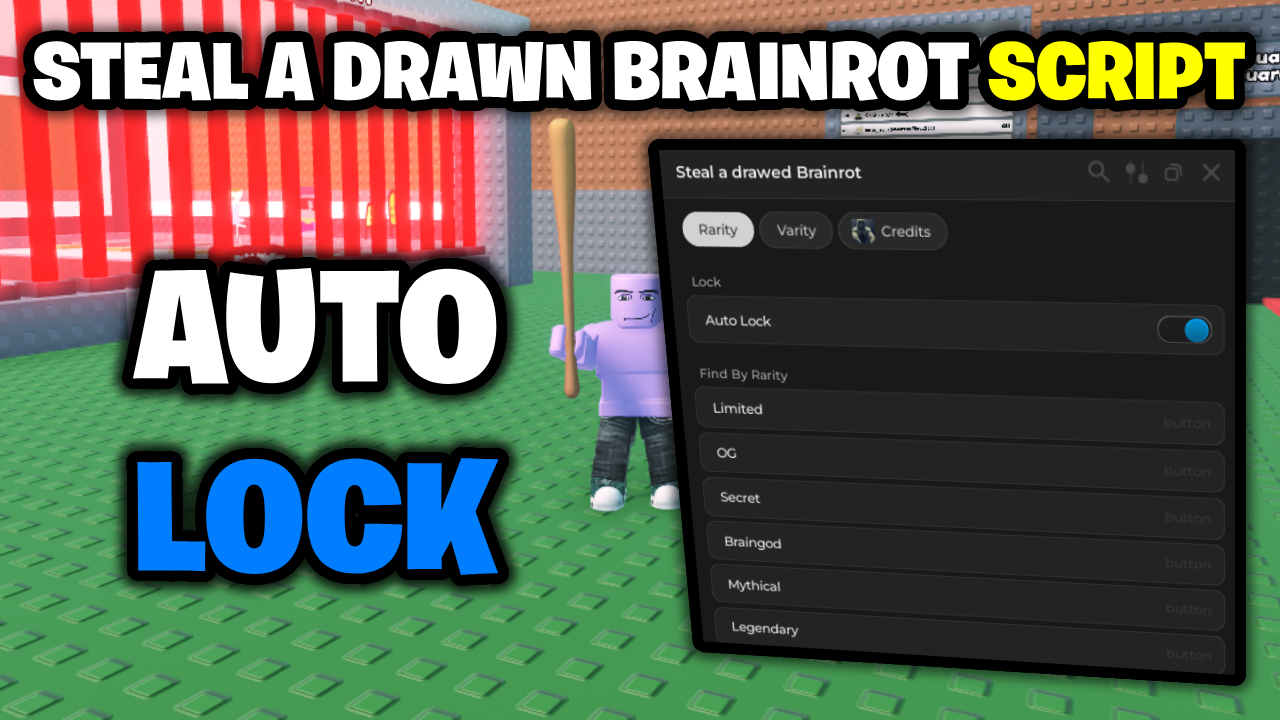 [💎OP] Steal A Drawn Brainrot Script – *Auto Lock* ROBLOX