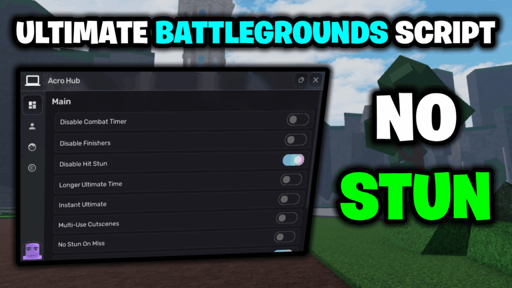 [BEST💎] Ultimate Battlegrounds Script – *No Stun* ROBLOX [Works On Mobile & PC]