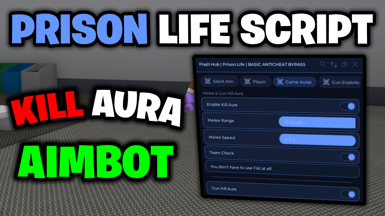 [NEW⭐] Prison Life Script – *Kill Aura, Aimbot & More* ROBLOX (NO KEY!)